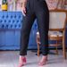 Women's fashion solid color round neck sleeveless high waist slim temperament jumpsuit_maomaolike.com