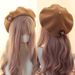 Hot Sale Lovely Wool Beret Cute Bear/Mushroom Painter All-match Solid Color Octagonal Hat for Halloween Christmas New Year_maomaolike.com