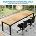 Extra Long Computer Desk, Rectangle Executive Desk Conference Table_maomaolike.com