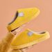 Women's Men's Thick Soft Bottom Home Household Plush Anti-slip Thermal Slippers Indoor Winter_maomaolike.com