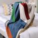 Camping Blanket Moisture Proof Picnic Mat Jacquard Tapestry Ins Style Sofa Towel Line Blanket Multifunctional Sofa Blanket_maomaolike.com