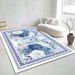 Living Room Rug Large Size Gorgeous Gold Frame Design Bedroom Rug Plush Thickened Machine Washable Thickened Underlay Interior Decorative Rug_maomaolike.com