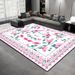 Living Room Rug Large Size Gorgeous Gold Frame Design Bedroom Rug Plush Thickened Machine Washable Thickened Underlay Interior Decorative Rug_maomaolike.com
