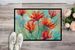 Wyoming Indian Paintbrush In Watercolor Doormat Front Door Mat Indoor Outdoor Rugs For Entryway, Non Slip Washable Low Pile, 24H X 36W_maomaolike.com