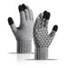 Men's gloves Winter fleece reinforced alpaca knit yarn cycling touch screen gloves_maomaolike.com