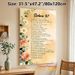 Spanish Psalm 91 Painting Poster, Delicate Watercolor Floral-adorned Scripture Poster, Uplifting Spiritual Verse Decor Ideal For Home, Prayer Room_maomaolike.com