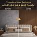 40cmx300cm Create A Warm & Modern Bedroom – Self-adhesive Wood Slat Wall Panels | Clean Design, Effortless Upgrade_maomaolike.com