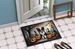 Papillon Spooky Halloween Doormat Front Door Mat Indoor Outdoor Rugs For Entryway, Non Slip Washable Low Pile, 24H X 36W_maomaolike.com