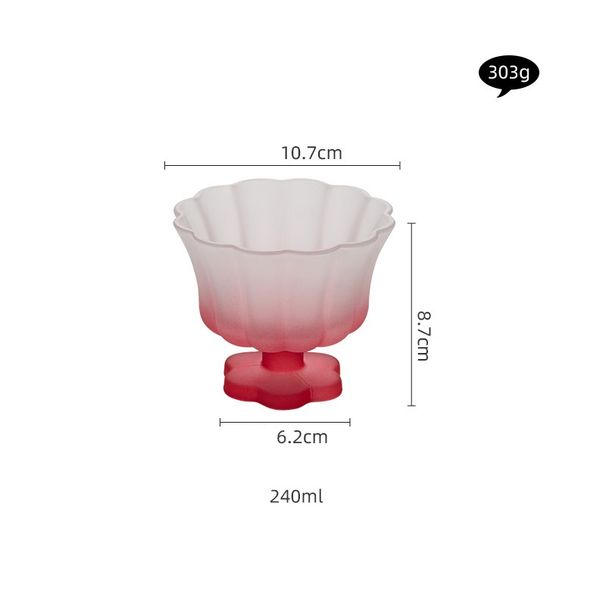 Blossoming Half Blossomed Water Cup Teacup Glass Cup Female High Beauty Cup_maomaolike.com