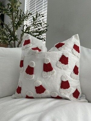 Santa Hat Throw Pillow Cover, 20x20 Inch_maomaolike.com