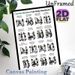 Smith Machine Full-Body Workout Painting Poster, Clear Illustrated Fitness Guide Poster, Detailed Exercise Instructions With Rep Counts, Ideal For_maomaolike.com