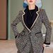 Women's Clothing retro suit suit style elegant fashionable slimming suit jacket tweed mid-length_maomaolike.com