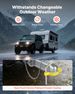 Trailer Hitch Lock Kit, Fits For 1-7/8 In, 2 In, 2-5/16 In Couplers, Heavy-Duty Anti-Theft Trailer Ball Lock With Keys, Prying-Resistant, Adjustable Height Design For RVs, Boats, Trailers_maomaolike.com