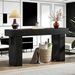 Wooden Sofa Table, 63-Inch Console Table For Entryway_maomaolike.com