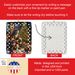 Brittany And Santa Claus Porcelain Ornament Christmas Tree Hanging Decorations For Home Christmas Holiday, Rectangle, Gift, Multicolor_maomaolike.com