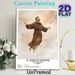 St. Joseph Of Cupertino Painting Poster, Soft Watercolor-style Levitating Saint With Glowing Halo Poster, Inspirational Religious Decor Ideal For_maomaolike.com