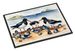 Oystercatchers Feeding Doormat Front Door Mat Indoor Outdoor Rugs For Entryway, Non Slip Washable Low Pile, 24H X 36W_maomaolike.com