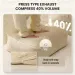 Dustproof Storage Large Capacity Moisture-proof Clothes Quilt Moving Bag Self Compression Organizer_maomaolike.com