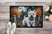 Westie Spooky Halloween Doormat Front Door Mat Indoor Outdoor Rugs For Entryway, Non Slip Washable Low Pile, 24H X 36W_maomaolike.com