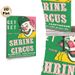 Circus Clown Painting Poster, Vintage Retro Vibrant Shrine Circus Themed Poster, Nostalgic Vintage Circus Artwork For Decorative Display, Ideal For_maomaolike.com