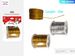 Dual-Color Christmas Ribbon Rolls - 12-Ply Gold And Silver Hollow Ribbon Spools_maomaolike.com