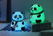 Panda Silicone Tap USB Rechargeable Eye Protection Night Creative Bedside Table Decoration Dormitory LED Light For_maomaolike.com