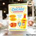 Chicago Handshake Painting Poster, Vibrant Retro Graphic Poster, Eye-catching Drink Combo Print, Suitable For Bars, Diners And Casual Home_maomaolike.com