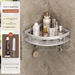 Space Aluminum Bathroom Shelf Bathroom Rack No-Drill Bathroom Washstand Triangle Wall-Mounted Corner Storage Rack_maomaolike.com