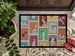 Lots Of Harlequin Natural Ears Great Dane Doormat Front Door Mat Indoor Outdoor Rugs For Entryway, Non Slip Washable Low Pile, 24H X 36W_maomaolike.com