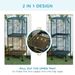 PawHut Large Bird Cage With 1.7 Ft. Width For Wingspan, Bird Aviary Indoor With Multi-Door Design, Fit For A Canary, Finch, Conure, 55", Black_maomaolike.com