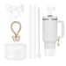 Accessories Set 10mm Diamond Straw Cap Glitter Silicone Cup Protective Cover Personality Trend_maomaolike.com