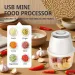 TINSOL 350ML Chopper Electric Meat Grinder Garlic Masher USB Multifunction Slicer Blender Kitchen Food Processor_maomaolike.com