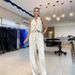 Women's clothing fashion temperament sleeveless hollow shirt high waist wide leg pants two-piece suit_maomaolike.com