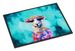 Hippie Animal Sheep Doormat Front Door Mat Indoor Outdoor Rugs For Entryway, Non Slip Washable Low Pile, 24H X 36W_maomaolike.com