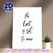Inspirational Quote Painting Poster, Minimalist Black Calligraphy Style Poster, Uplifting Motivational Message For Living Room, Bedroom And Office_maomaolike.com