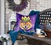 Chow Chow King Of Mardi Gras Throw Pillow Machine Washable, Indoor Outdoor Decorative Pillow For Couch, Bed Or Patio, 18Hx18W_maomaolike.com