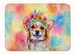 Chihuahua Hippie Dawg Memory Foam Kitchen Mat Machine Washable Anti-Fatigue Mat Cushion Comfort Bath Mat Or Kitchen Rug_maomaolike.com