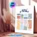 Books Of The Bible Painting Poster, Vibrant Categorized Typographic Poster, Clear Bible Books Classification Display, Ideal For Church And Study Room_maomaolike.com