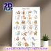 German Animal Alphabet Painting Poster, Soft Watercolor Cute Animal & Letter Poster, Assists With German Alphabet Learning, Ideal For Study Room_maomaolike.com