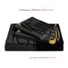 3pcs Fashionable Black Gray Queen & King Crown Printed Bedding Set Duvet Cover Soft Comfortable And Breathable, Bedroom,_maomaolike.com