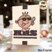Narcissistic Themed Cartoon Painting Poster, Vintage Retro Cute Character With Crown & Mirror Poster, Playful Humorous Decor For Bedroom, Living Room_maomaolike.com