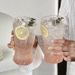 2 Sets Of Japanese Style Tree Shaped Glass Cups, High-value Heat-resistant Tea Cups, Juice Cups, Cold Drink Milk Cups_maomaolike.com