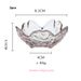 (2-pack) Japanese Style Household Cherry Blossom Dish, Transparent Flavor Dish, Cute Sauce Dish, Small Dish, Small Bowl, Dipping Dish, Glass Dish_maomaolike.com