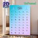 Thai Alphabet Painting Poster, Gradient-toned Clear Thai Alphabet With Pagoda Silhouettes Poster, Practical Aid For Learning Thai Letters, Suitable_maomaolike.com
