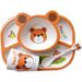Bamboo Fiber Children's Kindergarten Baby Eating Complementary Food Divided Cartoon Creative Tableware Commercial Use_maomaolike.com