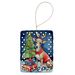 Italian Greyhound Christmas Reindeer Porcelain Ornament Christmas Tree Hanging Decorations For Home Christmas Holiday, Rectangle, Gift, Multicolor_maomaolike.com
