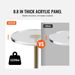 Clear Acrylic End Table, Acrylic Side Table With A Solid Base, 11.9 X 11.9 Inch Round Tabletop, 21.4 Inch High, For Coffee, Drink, Food, Snack Used In Living Room, Bedroom, And Study_maomaolike.com