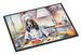 Afghan Hound The Chef Doormat Front Door Mat Indoor Outdoor Rugs For Entryway, Non Slip Washable Low Pile, 24H X 36W_maomaolike.com