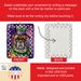Boxer King Of Mardi Gras Porcelain Ornament Christmas Tree Hanging Decorations For Home Christmas Holiday, Rectangle, Gift, Multicolor_maomaolike.com