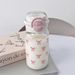 Cute With Straw Portable Plastic Pop-Up Cover Cup Kawaii Water Leak-Proof Drinking Bottle BPA Free_maomaolike.com